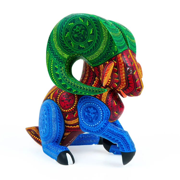 Bighorn Ram - Oaxacan Alebrije Wood Carving
