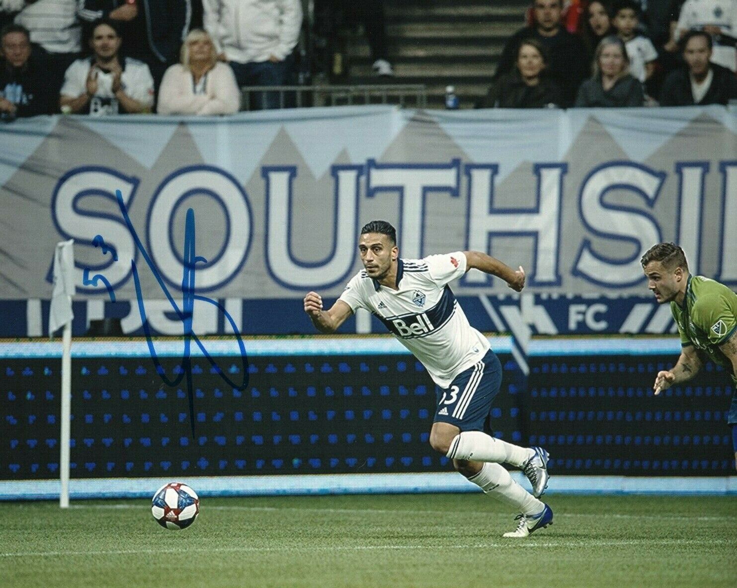 Vancouver Whitecaps Ali Adnan Autographed Signed 8x10 MLS Photo Poster painting COA #1