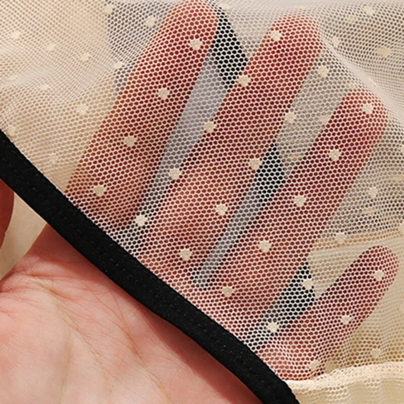 Billionm Women's Lace Underwear Panties Ladies Sexy Charming Net Gauze Transparent Panties Hot Girls Low Waist Briefs Pure Cotton Panties