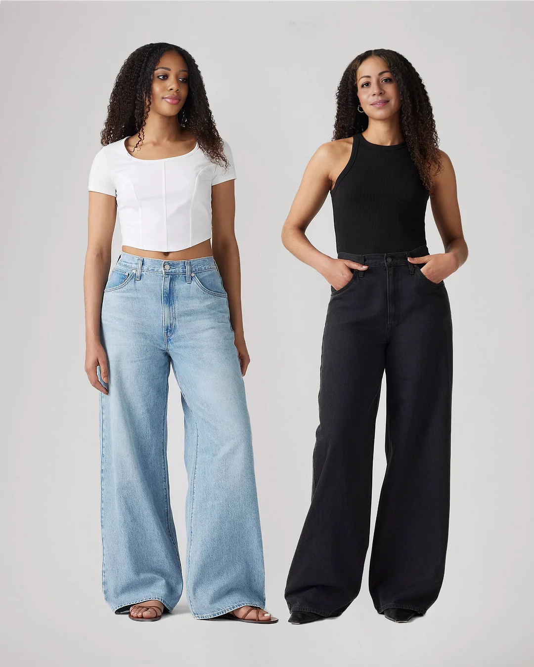 Levi Adjustable Womens Cinch Baggy Jeans (Buy 2 Free Shipping)