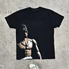 Street Style Character Print Round Neck T-Shirt