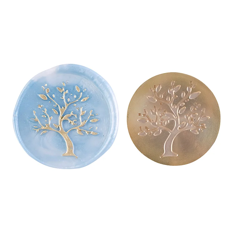 Diy Fire Lacquer Round Sealing Wax Stamp Head gbfke