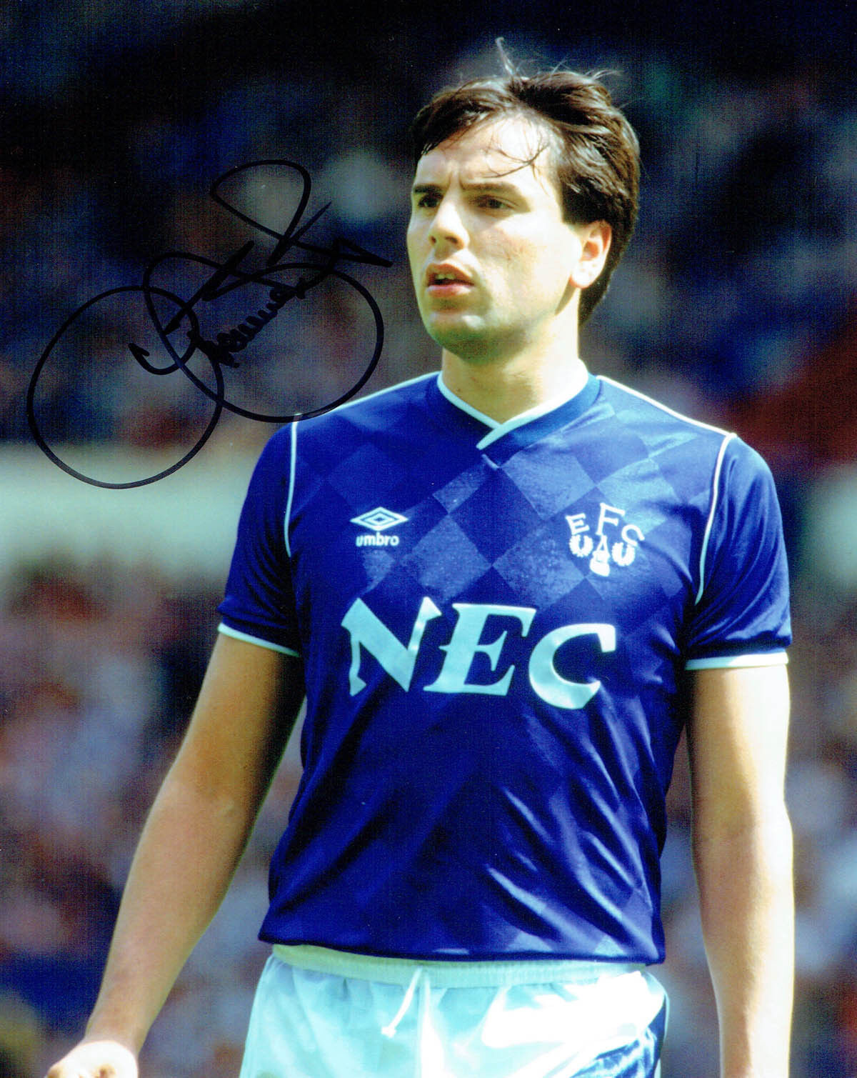 Graeme SHARP Signed EVERTON Autograph 10x8 Photo Poster painting C AFTAL COA