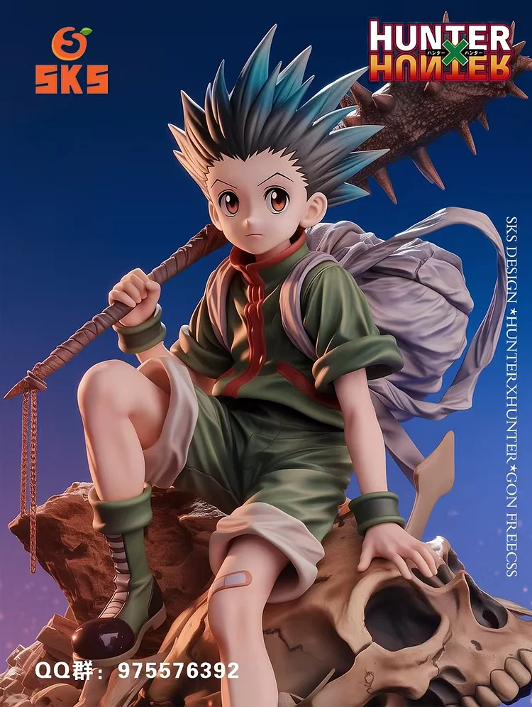 SKS Studio - Hunter x Hunter Gon Freecss Skull Sitting Model Statue(GK)-