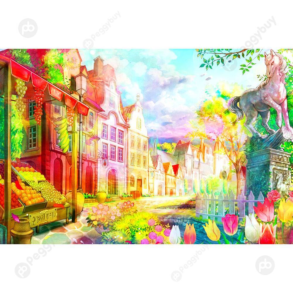 

1000 Pieces DIY Fantastic Horse Puzzle Educational Learning Assembling Toys, 501 Original