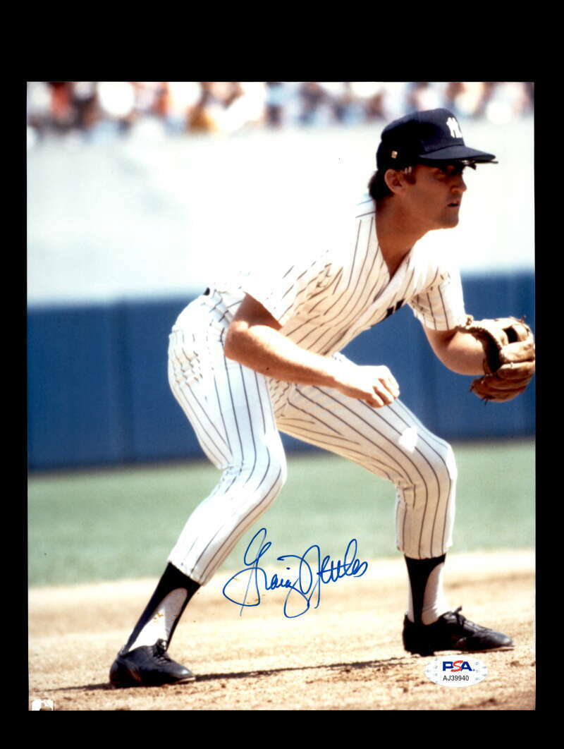 Graig Nettles PSA DNA Coa Signed 8x10 Photo Poster painting Yankees Autograph