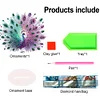 (US Only)Acrylic 2D Flat Peacock DIY Diamond Painting Desktop Ornaments Kit for Decor