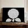 DIY Pearl Painting Sunflower for Home Wall Decor with Frame(20x30cm)