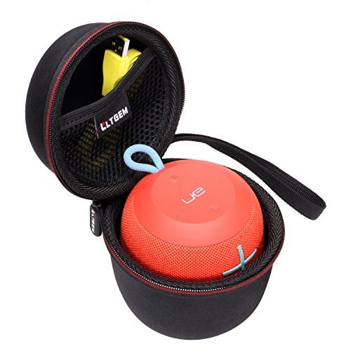 LTGEM EVA Hard Case for Ultimate Ears WONDERBOOM Waterproof Super Portable Bluetooth Speaker - Travel Protective Carrying Storage Bag (Black)