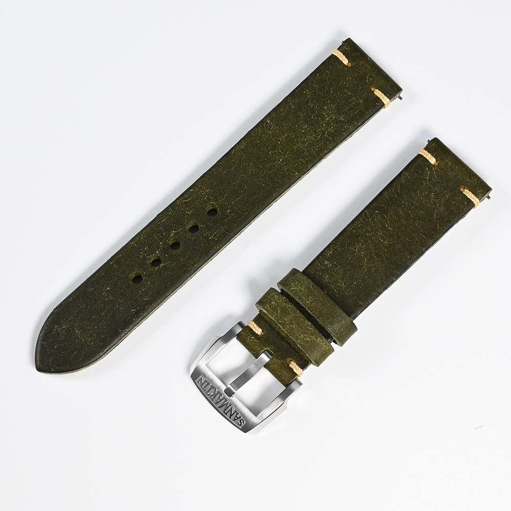 San Martin Leather Strap Easy Release General Type Watch Bands  San Martin Watch san martin watchSan Martin Watch
