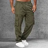 Gioiacombo&trade; Pantaloni cargo dritti larghi multitasche casual da uomo