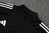 Joyfball 2025/2026 Real Madrid Long Zipped Jacket Black Football Jersey 1:1 Thai Quality 