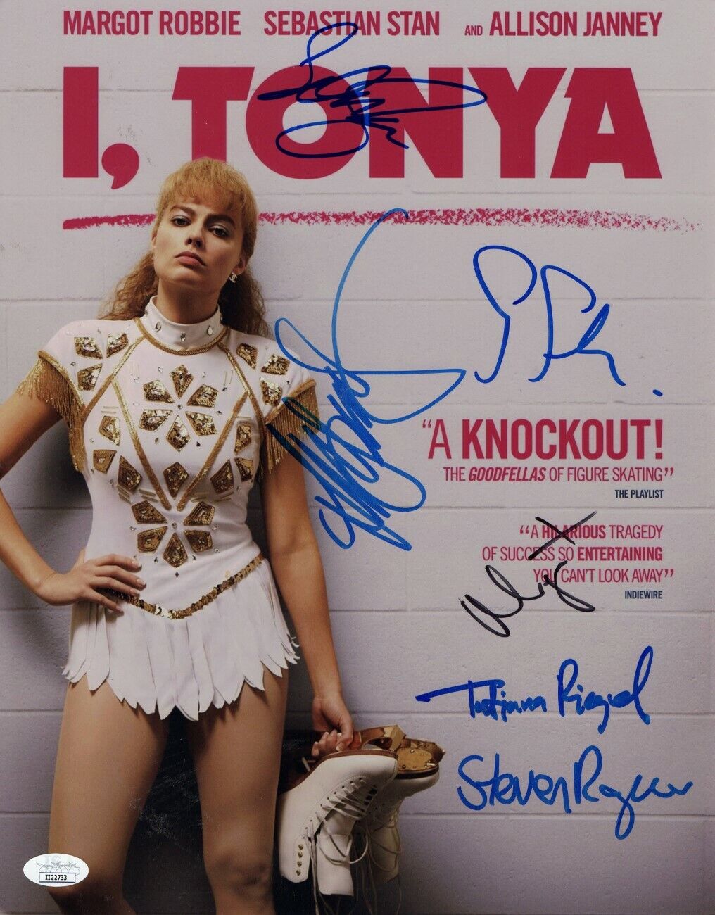 I, Tonya Cast Signed Autographed 11X14 Photo Poster painting Robbie Janney Stan JSA II22733