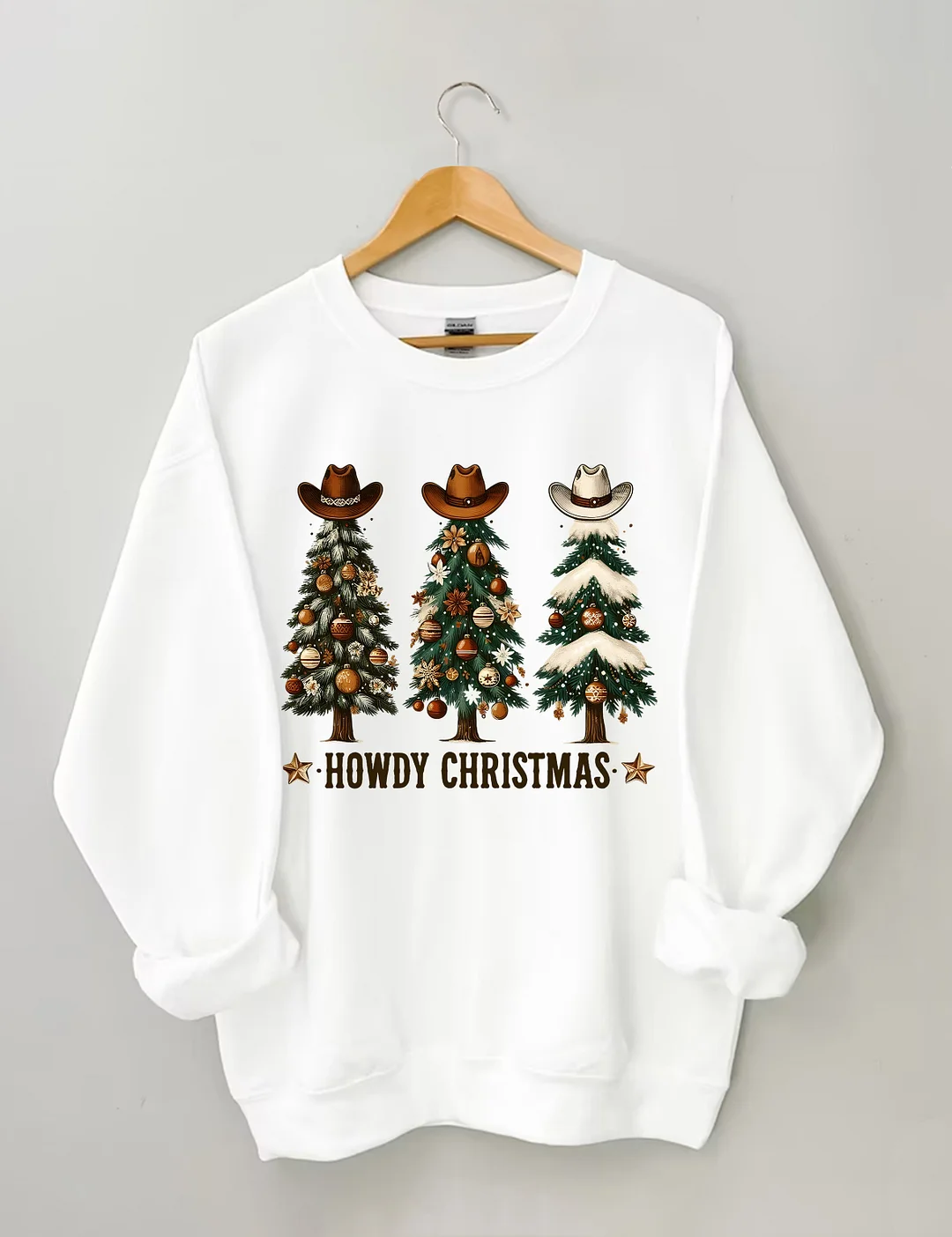 Western Christmas Tree Sweatshirt