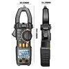 Digital Clamp Meter Multimeter 4000 Counts Voltmeter Ammeter LCD Display