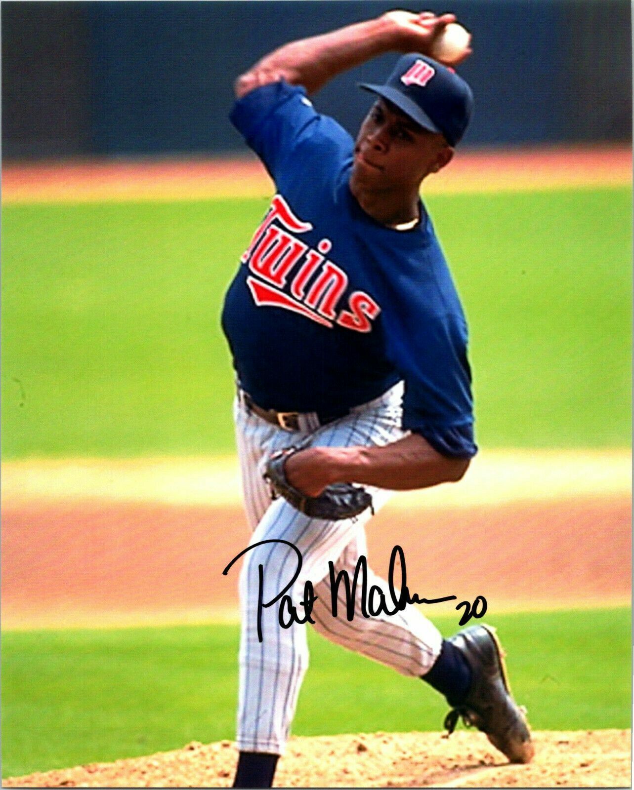 Pat Mahomes Signed 8x10 Photo Poster painting Autographed Minnesota Twins - AWM COA