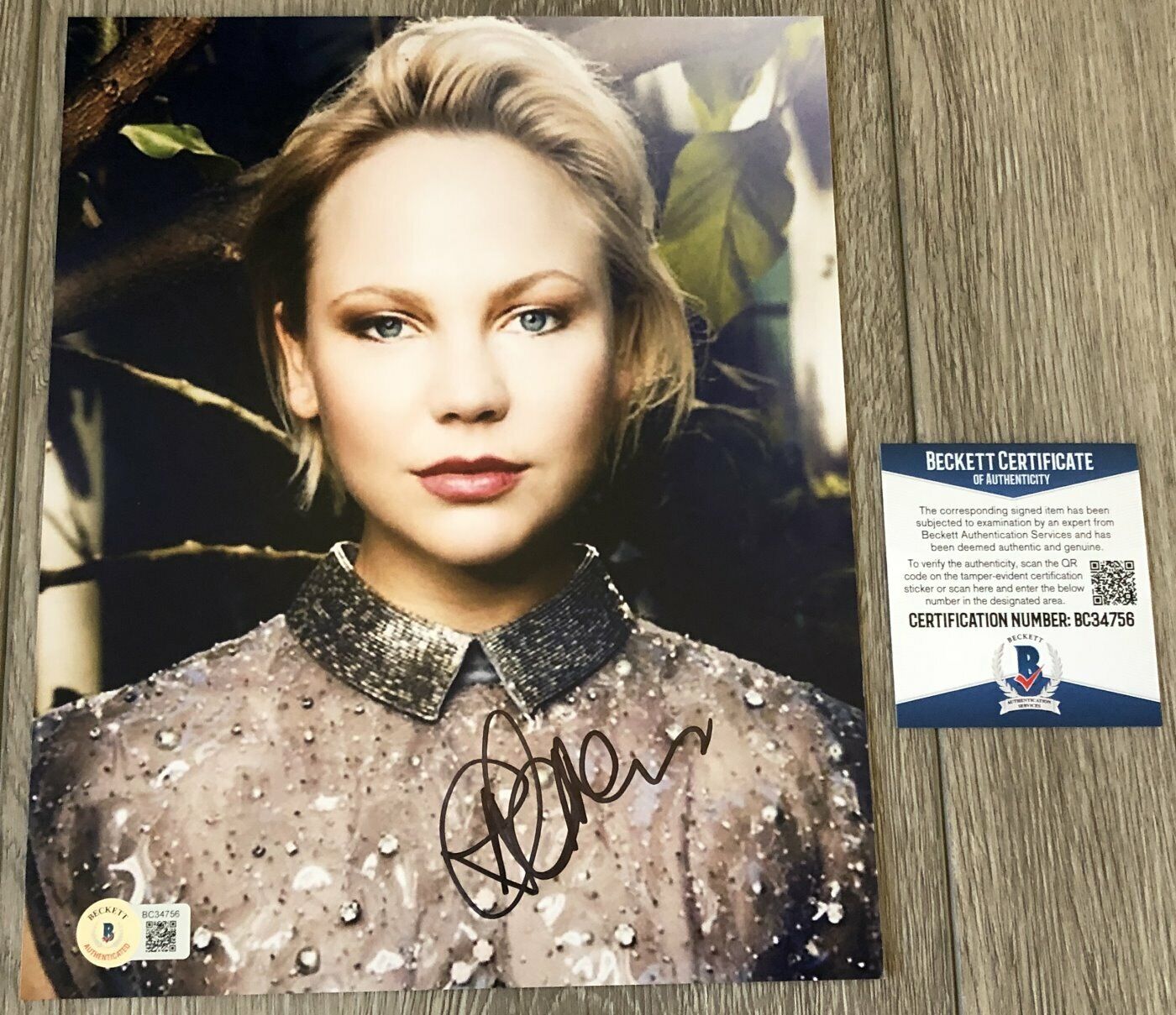 ADELAIDE CLEMENS SIGNED THE GREAT GATSBY 8x10 Photo Poster painting A w/PROOF & BECKETT BAS COA