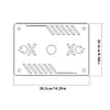 IGT Table Unit Plate Aluminum Alloy Board for Snow Peak GS-450r/450k Furnace