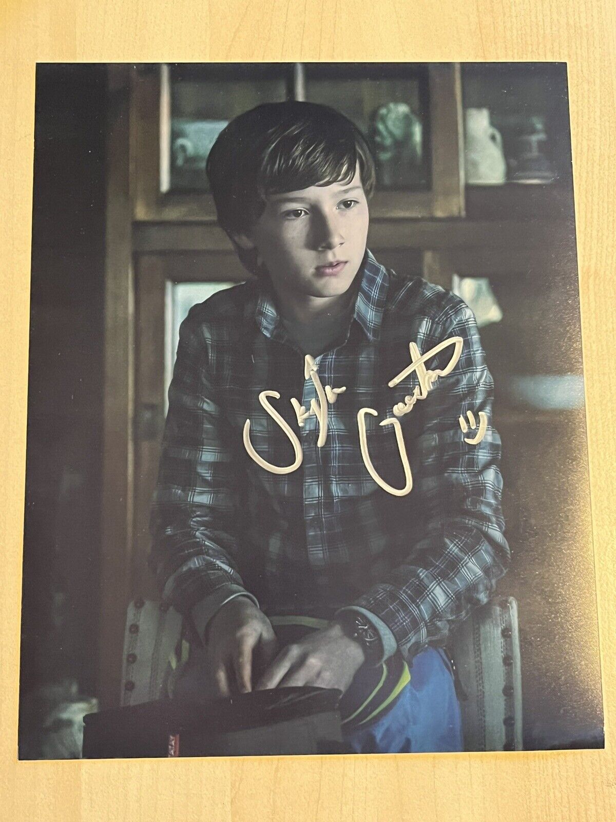 SKYLAR GAERTNER HAND SIGNED 8x10 Photo Poster painting ACTOR AUTOGRAPHED OZARK SHOW RARE COA