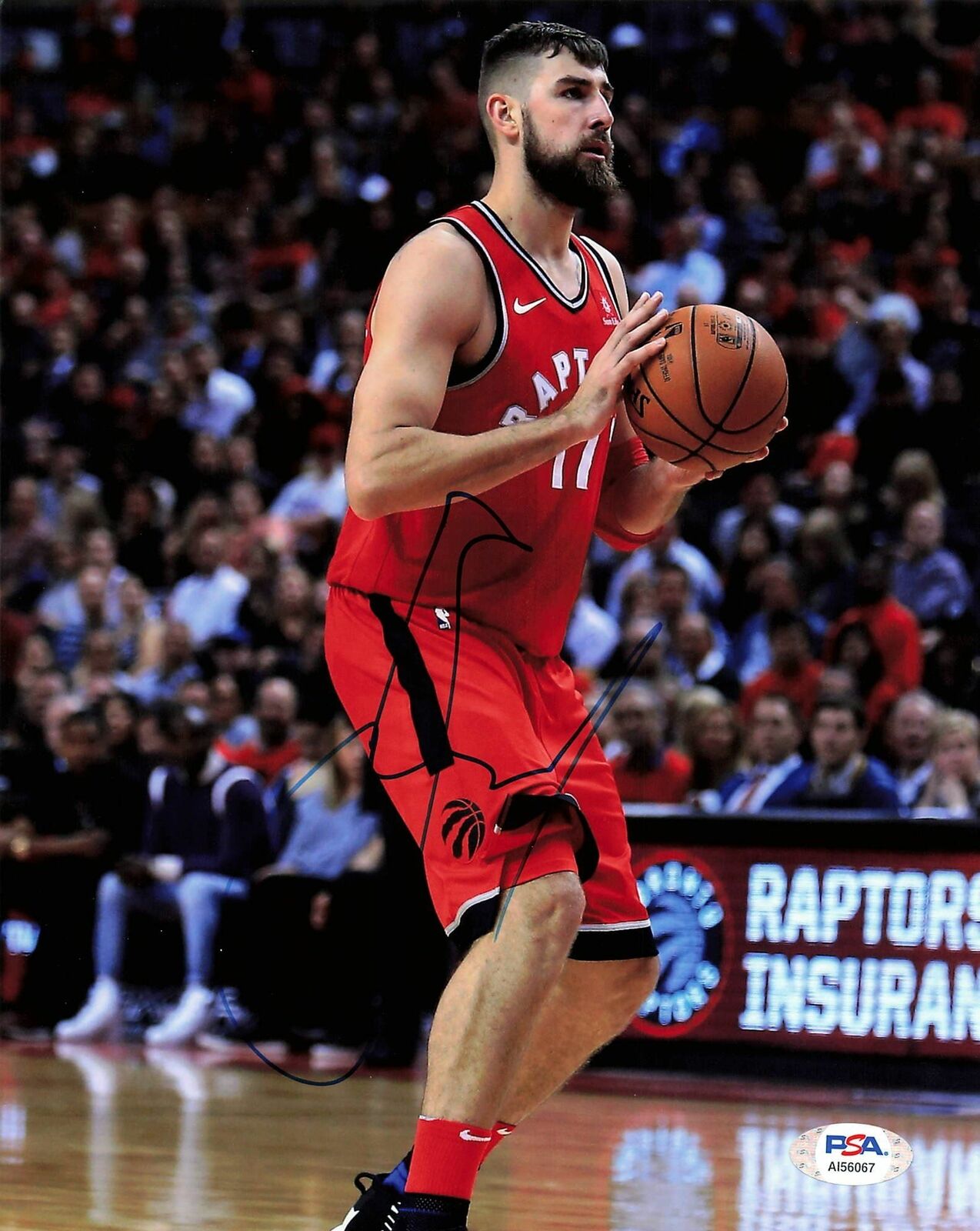 Jonas Valanciunas signed 8x10 Photo Poster painting PSA/DNA Toronto Raptors Autographed