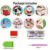 8pcs DIY Diamond Painting Coaster Kit - Christmas