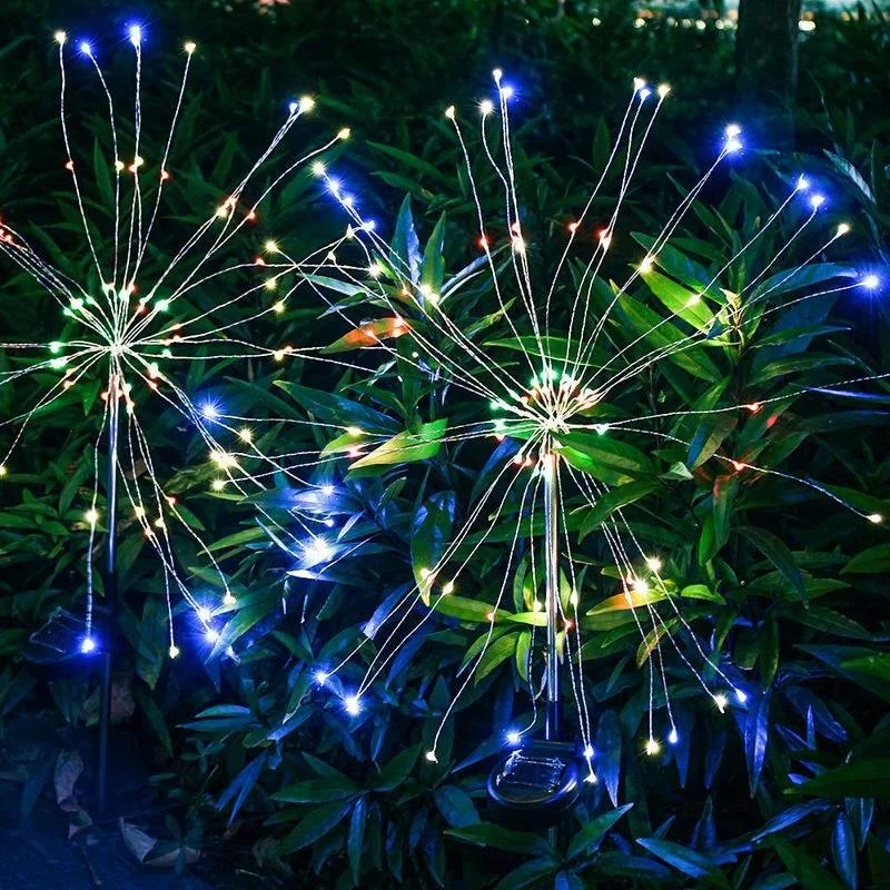 LED Solar Grass Ball Dandelion Waterproof Lawn Light