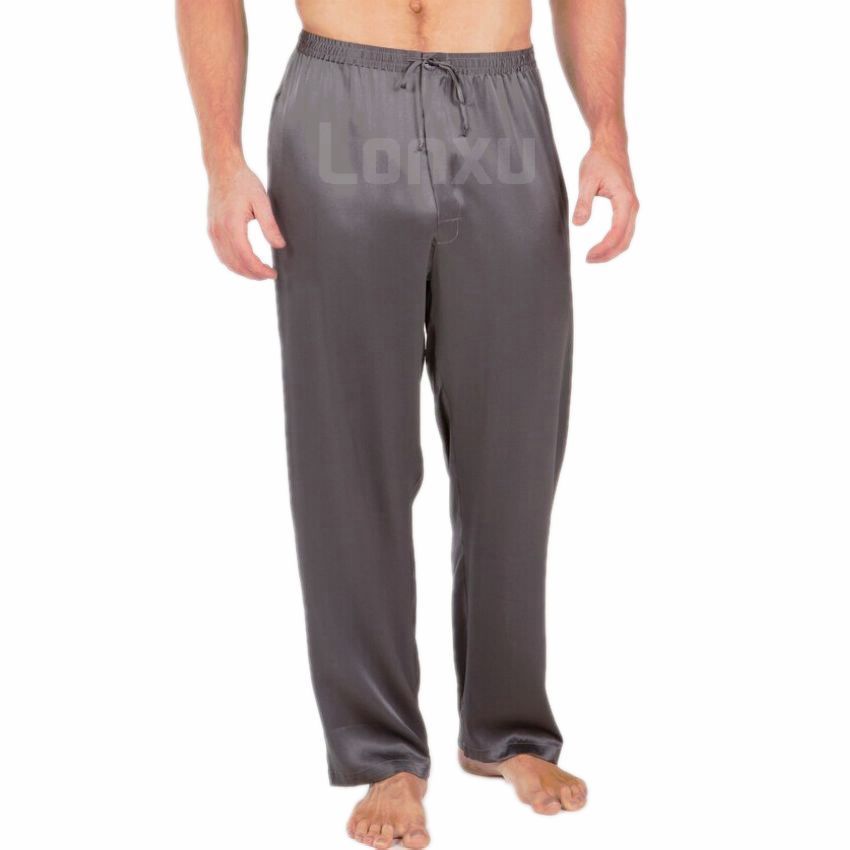 Optimumdriver Mens Silk Satin Pajamas Pyjamas Pants Lounge Pants  Sleep Bottoms Free p&p S M L XL 2XL 3XL 4XL Plus