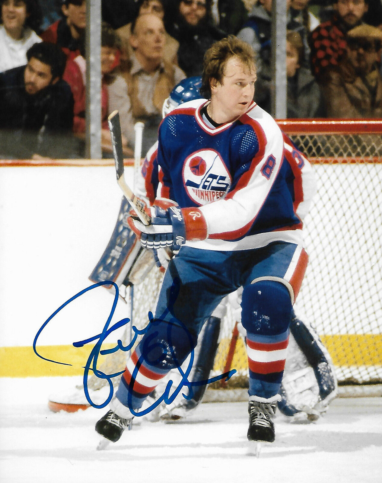 Winnipeg Jets Randy Carlyle Autographed Signed 8x10 NHL Photo Poster painting COA C