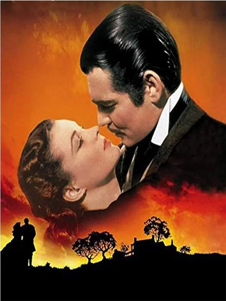 Gone With the Wind 40*50CMCM(Canvas) Full Round Drill Diamond Painting gbfke
