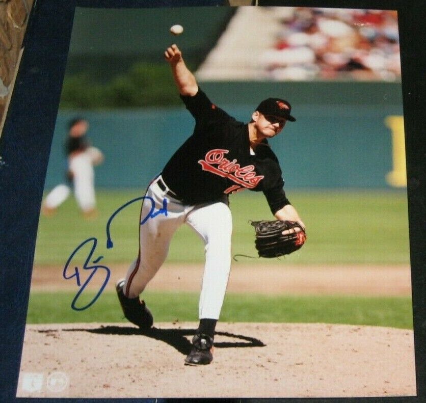 Ben McDonald Baltimore Orioles SIGNED AUTOGRAPHED Photo Poster painting File 8x10 COA Baseball