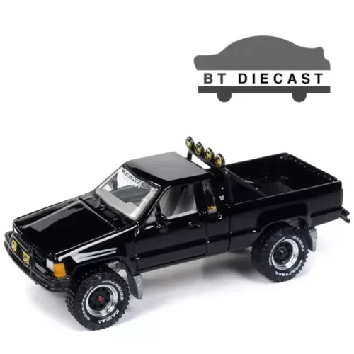 Dronehint JOHNNY LIGHTNING MYSTERY MATINEE 1985 TOYOTA SR5 PICKUP TRUCK 1/64 BLACK JLSP374 Toy