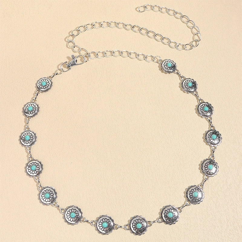 Casual Basic Punk Geometric Metal Unisex Chain Belts