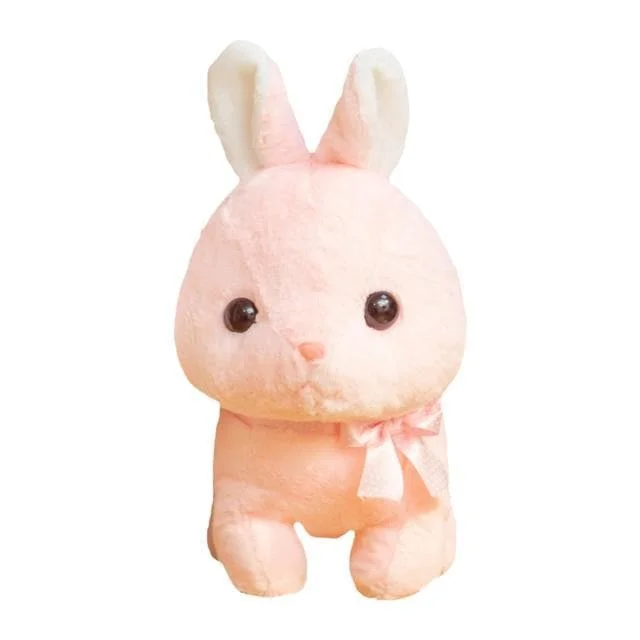 Pink/White Sweet Soft Kawaii Sitting Bunny Rabbit Plush Toy SP16094