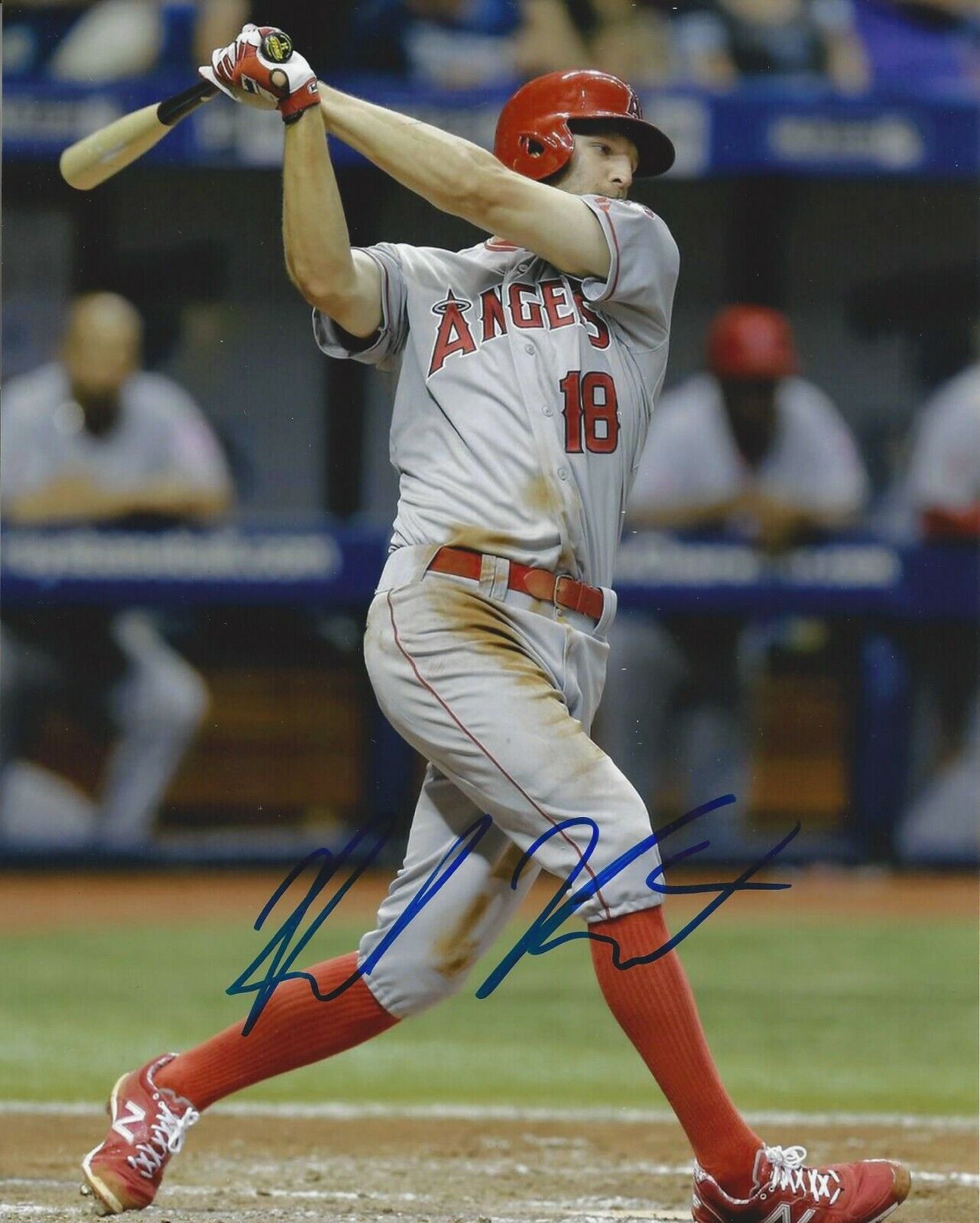 Kyle Kubitza Autographed 8x10 Los Angeles Angels#S1194