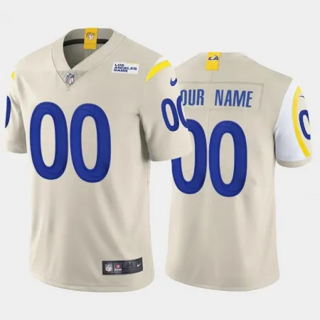 Men's Los Angeles Rams ACTIVE PLAYER Custom 2020 New Bone Vapor Untouchable Limited Stitched NFL Jersey