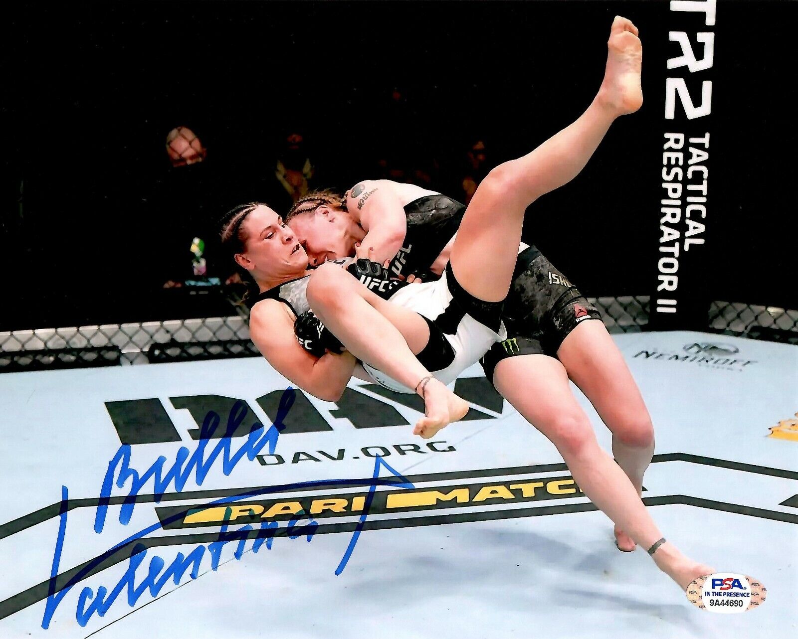 Valentina Shevchenko autographed signed inscribed 8x10 Photo Poster painting UFC Bullet PSA COA