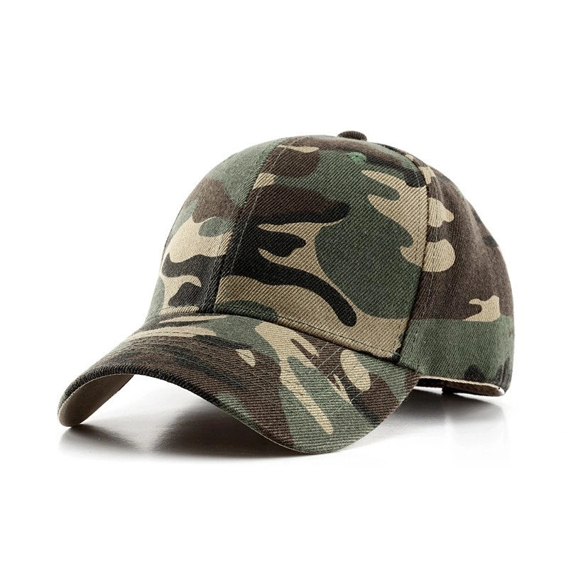 Unisex Minimalist Leaves Camouflage Curved Eaves Baseball Cap