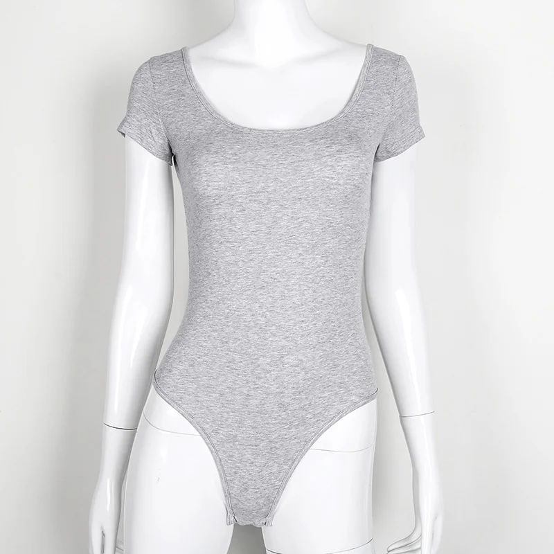 Uveng Uveng Product Close Belly Sexy U Collar Show Back Hot Girl Tight Elastic Jumpsuit Yoga Dance Suit