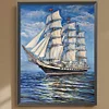 Diamond Painting -DIY Full Square Drill Sailboat