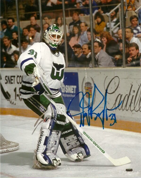 Hartford Whalers Daryl Reaugh Autographed Signed 8x10 Photo Poster painting COA