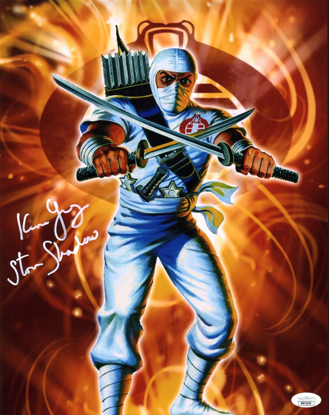 Keone Young G.I. Joe Storm Shadow 11x14 Photo Poster painting Poster Signed Autograph JSA COA