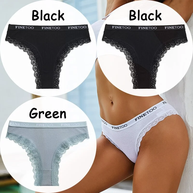 Billionm Lace Panties Women's Underwear Cotton Panties Sexy Lingerie Female Briefs Low-Waist Panty Girl Intimate Underpants