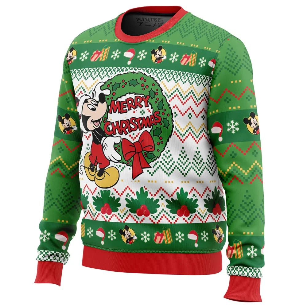 Merry Christmas Mickey Mouse Disney Ugly Christmas Sweatshirt