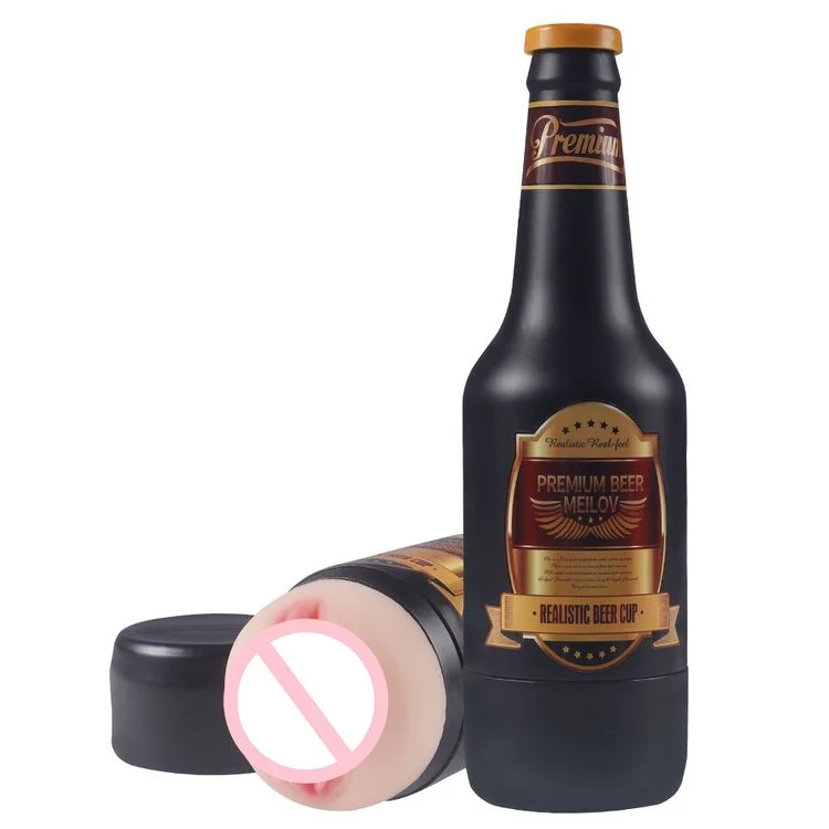 Male Masturbator Erotic Toy Portable Beer Bottle