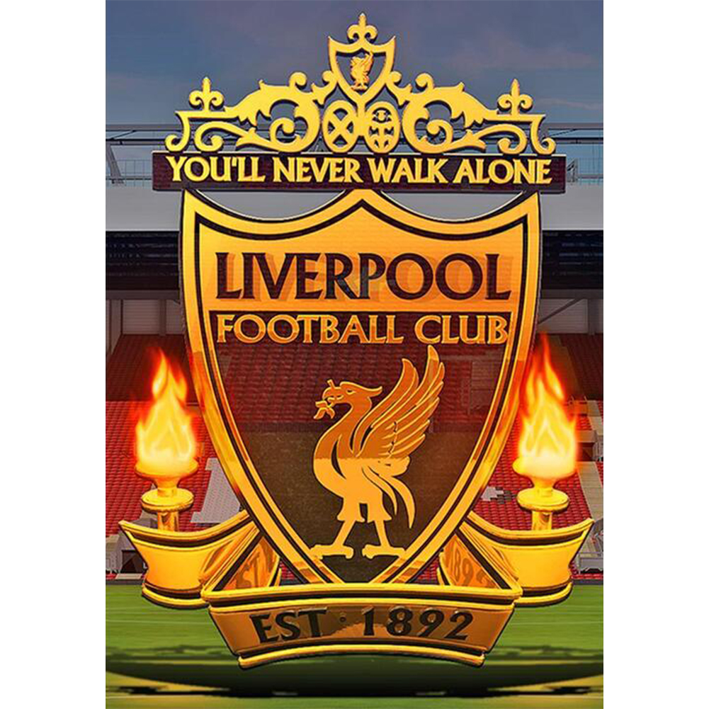 

Football Liverpool - 11CT Stamped Cross Stitch - 40*56CM, 501 Original