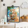 Diamond Painting -DIY Round Drill Giant Clam Floral