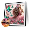 Diamond Painting -DIY Round Drill Elegant Beauty(40x40cm)
