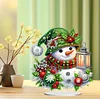 Diamond Painting Acrylic Christmas Atmosphere Snowman Desktop Kit Tabletop Decor