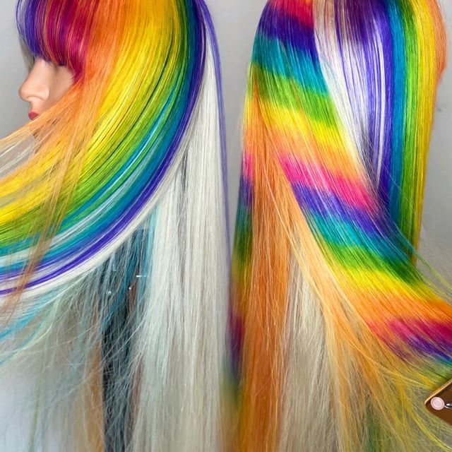 Zaesvini Hair® | RAINBOW032  Lace Front  Hair Wig Brown And Blond Highlight Wigs  Zaesvini