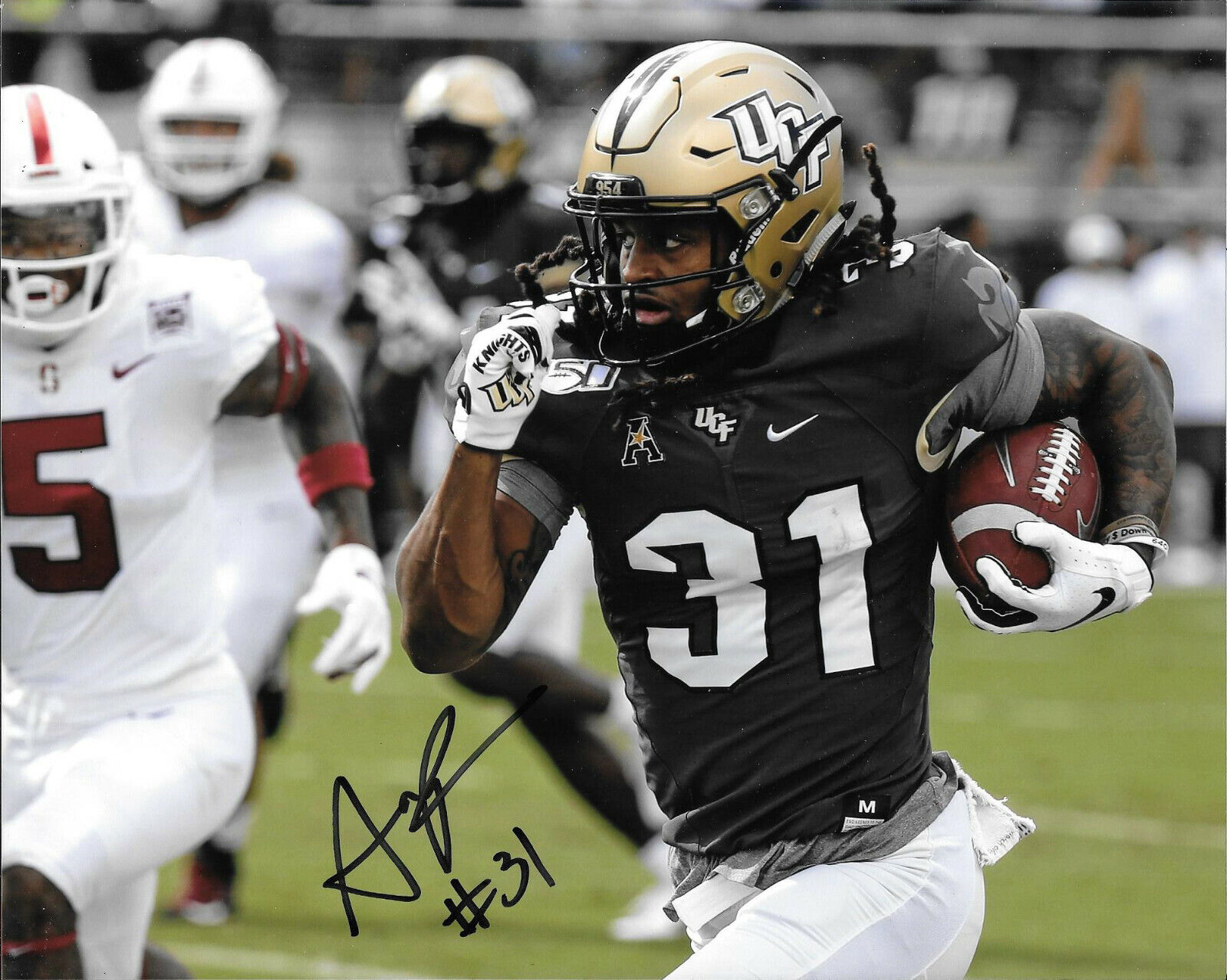 AARON ROBINSON HAND SIGNED UCF CENTRAL FLORIDA GOLDEN KNIGHTS 8X10 Photo Poster painting W/COA